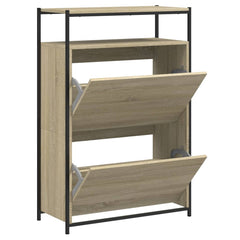 vidaXL Shoe Cabinet Sonoma Oak 0 2
