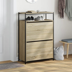 vidaXL Shoe Cabinet Sonoma Oak 0 3