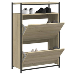 vidaXL Shoe Cabinet Sonoma Oak 0 1
