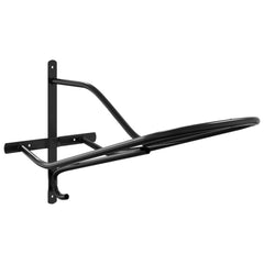 vidaXL Saddle Rack Wall Mounted Black Iron 2