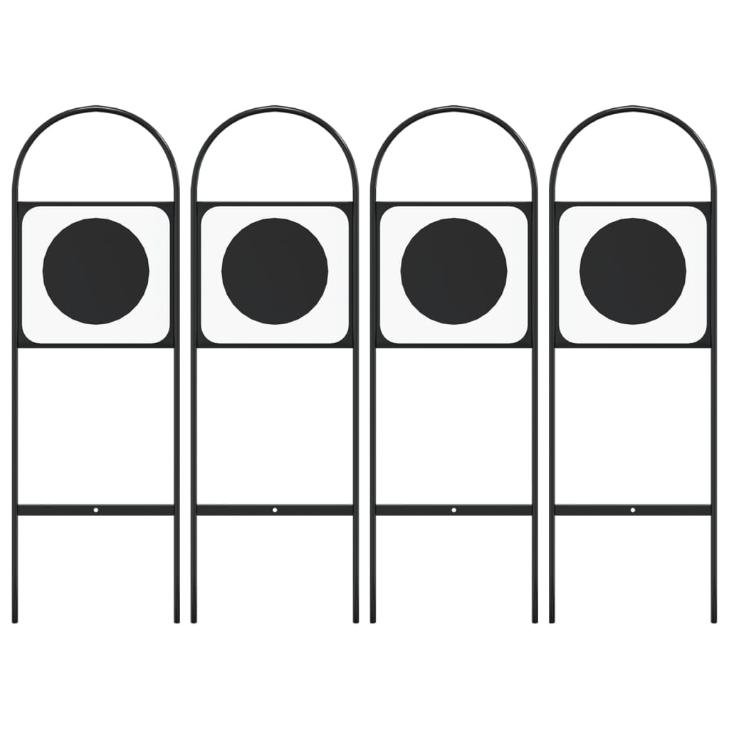 vidaXL Dressage Markers 4 pcs Steel 2