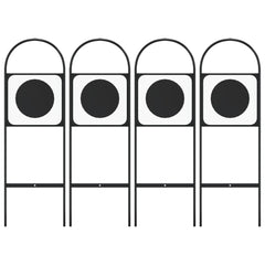 vidaXL Dressage Markers 4 pcs Steel 2
