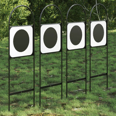 vidaXL Dressage Markers 4 pcs Steel 1
