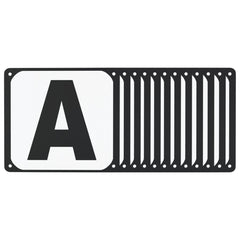 vidaXL Dressage Arena Letters 12 pcs Steel 1