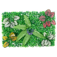 Artificial Plant Fence 6 pcs Green, image 2