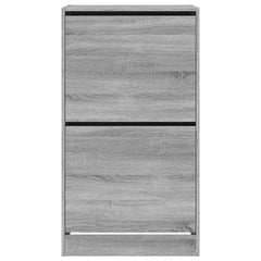 vidaXL Shoe Cabinet with 2 Flip-Drawers Grey Sonoma 60x42x108 cm 6