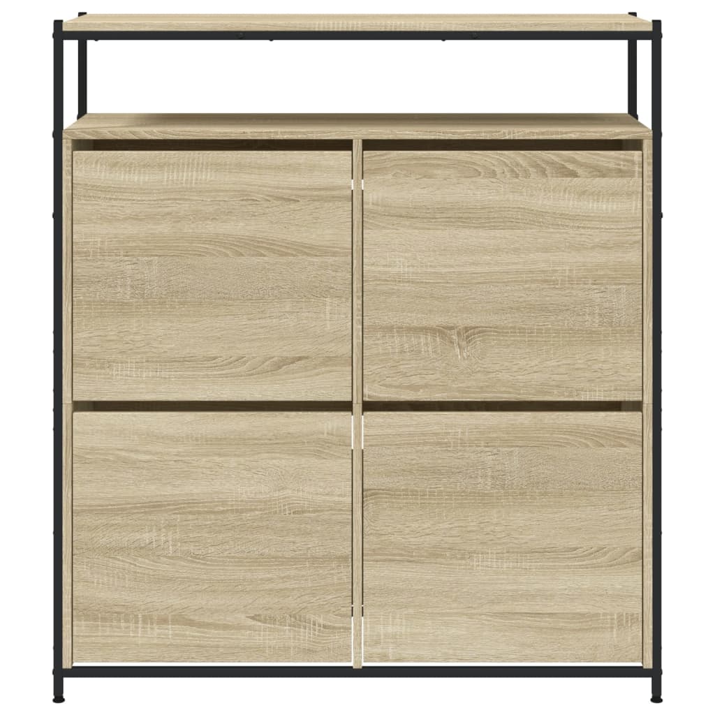 vidaXL Shoe Cabinet Sonoma Oak 5