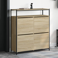 vidaXL Shoe Cabinet Sonoma Oak 1