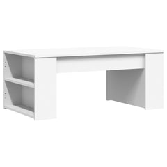 vidaXL Coffee Table White 102x55x42 cm Engineered Wood 2