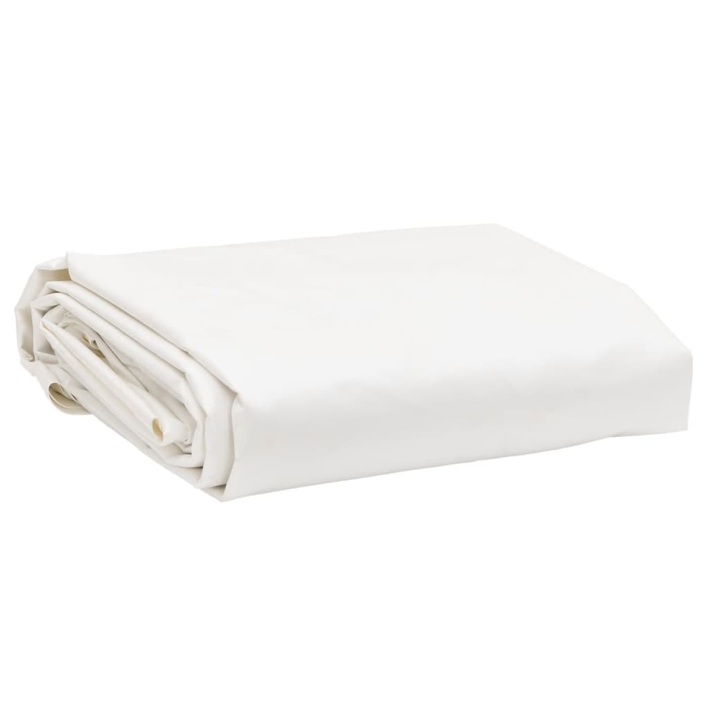 vidaXL Tarpaulin White 1,5x2,5 m 650 g/m² 1