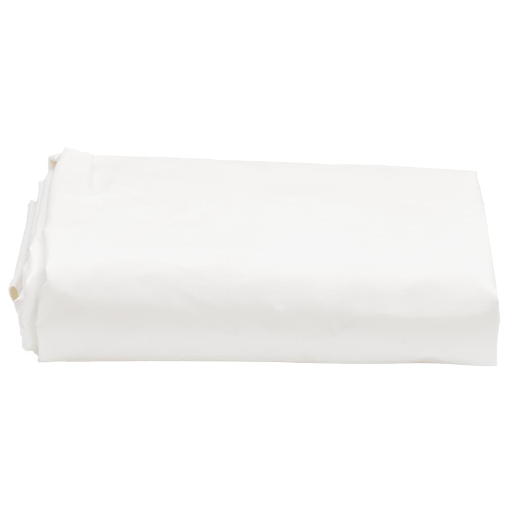 vidaXL Tarpaulin White 1,5x2,5 m 650 g/m² 2