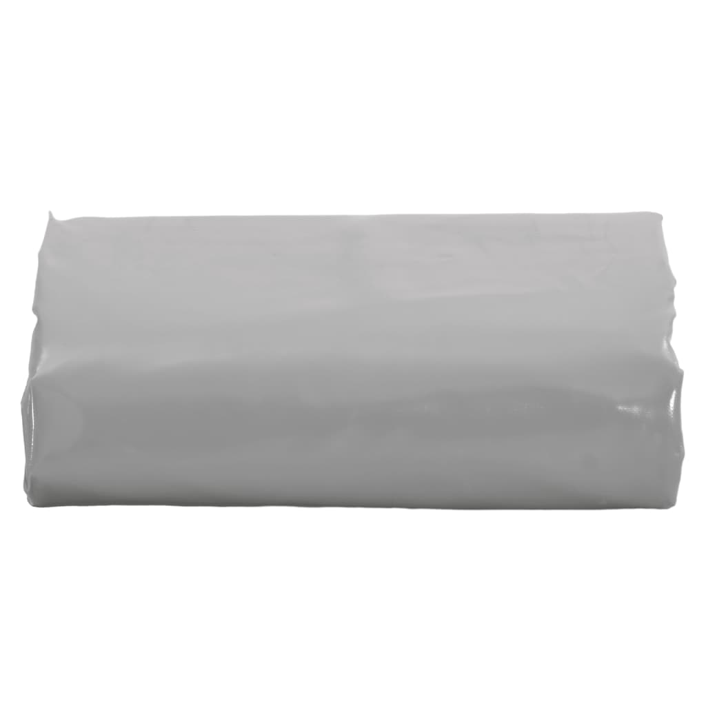 vidaXL Tarpaulin Grey 2x3 m 650 g/m² 2