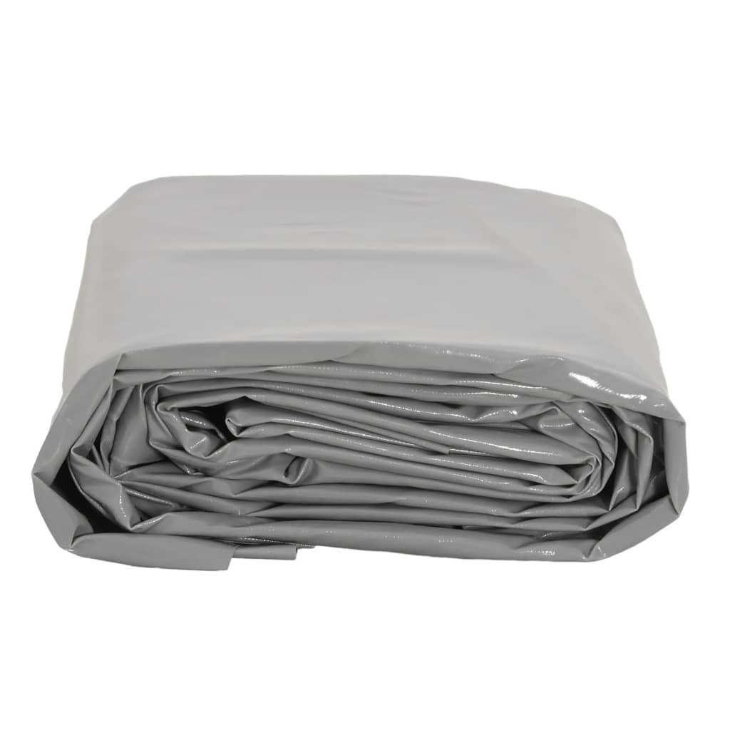vidaXL Tarpaulin Grey 2x3 m 650 g/m² 3