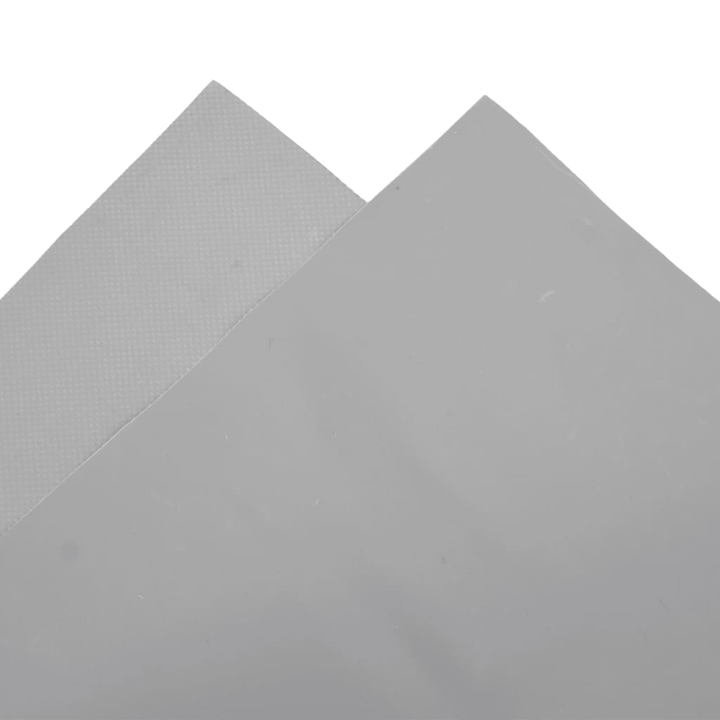 vidaXL Tarpaulin Grey 2x3 m 650 g/m² 5