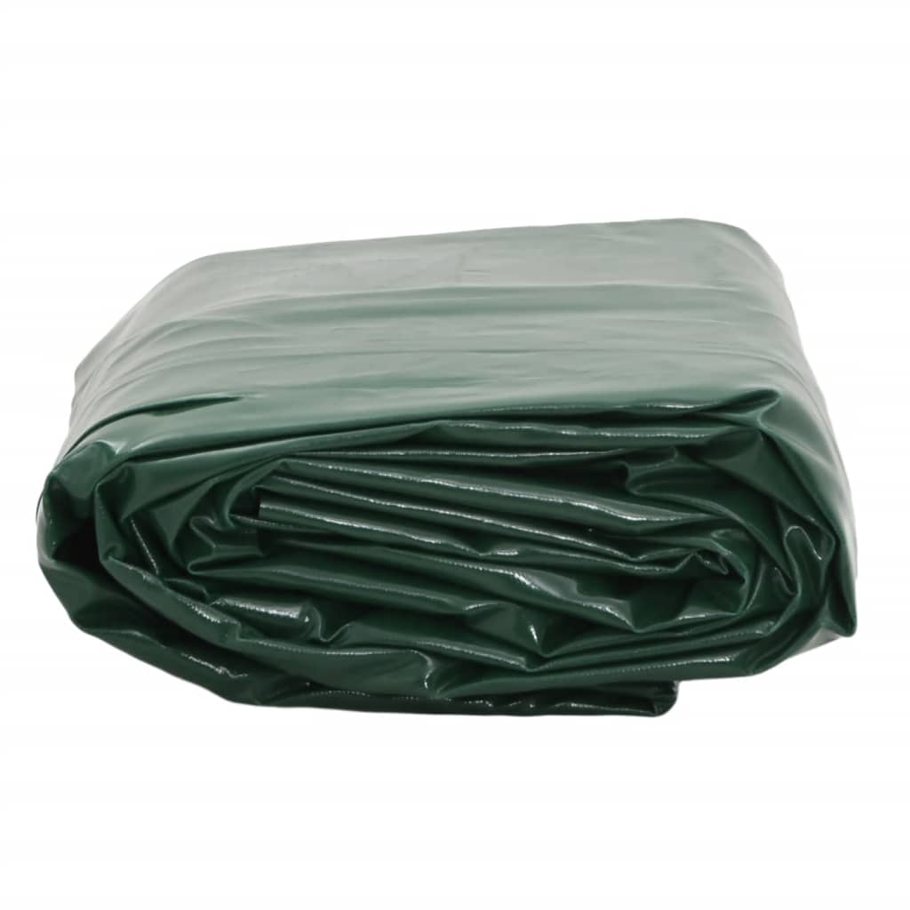 vidaXL Tarpaulin Green 1,5x6 m 650 g/m² 3