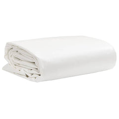 Tarpaulin without Eyelets White