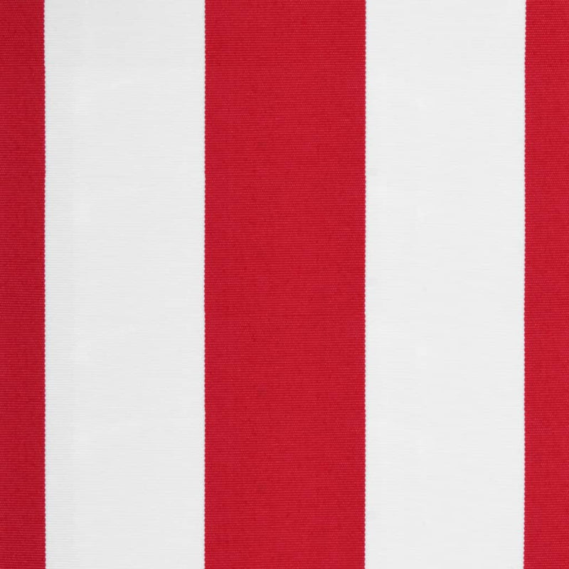 Replacement Fabric for Awning Red and White Stripe 4.5x3 m