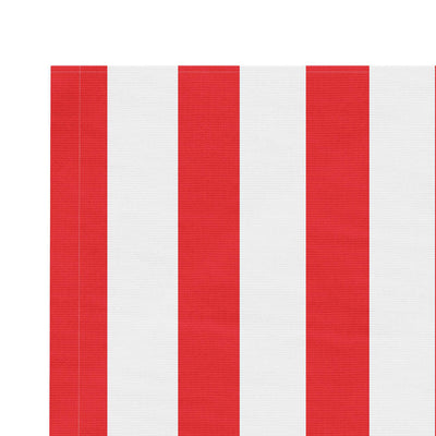 Replacement Fabric for Awning Red and White Stripe 5x3 m