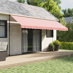 vidaXL Awning Replacement Fabric 500x350 cm Polyester Drop 3.5 m Width 5 m
