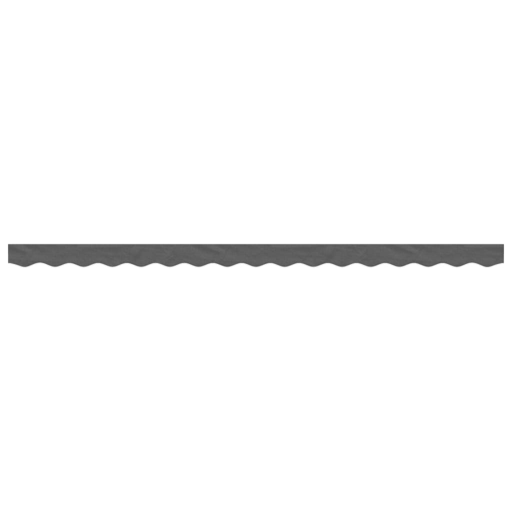 vidaXL Awning Valance Replacement Anthracite Stripe 400 cm 3