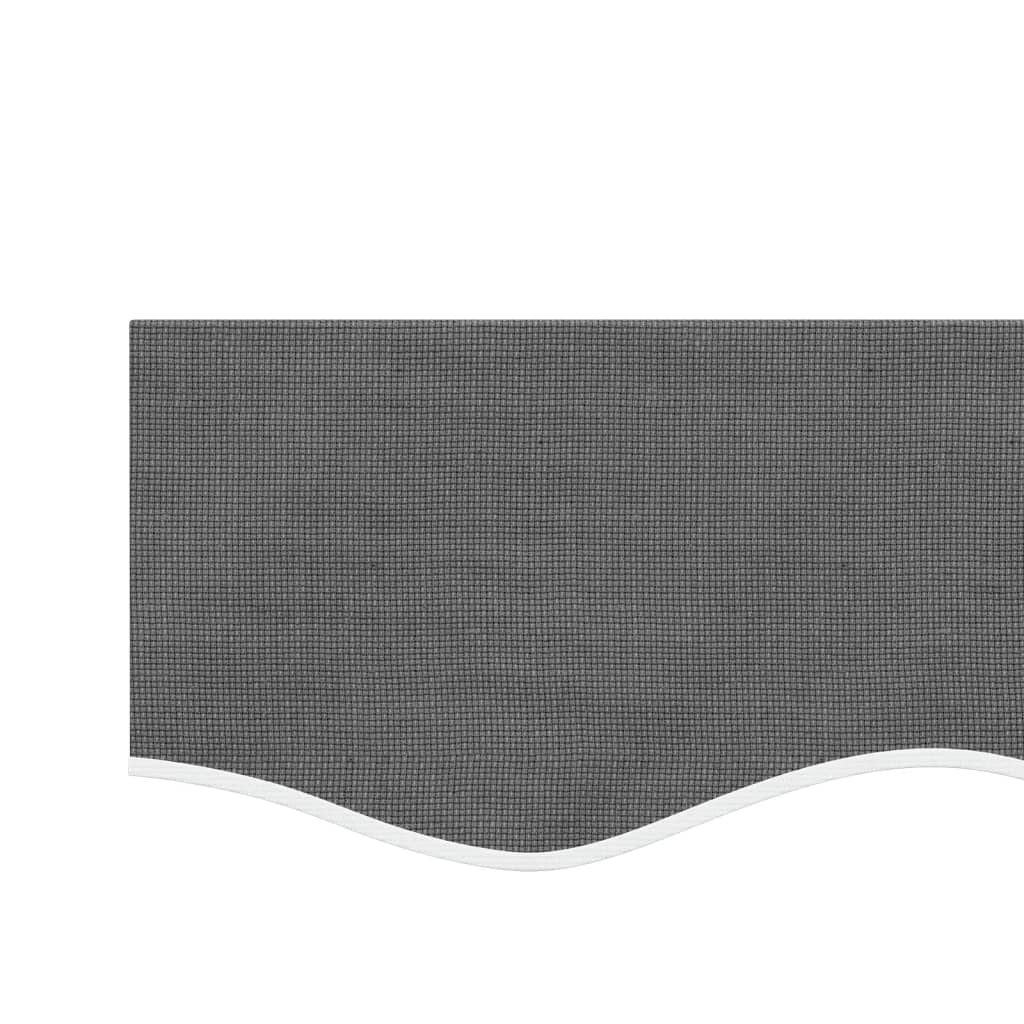 vidaXL Awning Valance Replacement Anthracite Stripe 400 cm 4