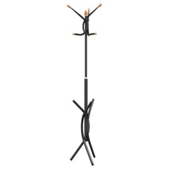 vidaXL Coat Stand Black 176 cm Powder-coated Iron 6