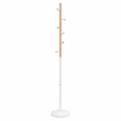 vidaXL Coat Stand White 177 cm Powder-coated Iron 4