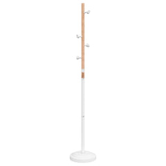 vidaXL Coat Stand White 177 cm Powder-coated Iron 5