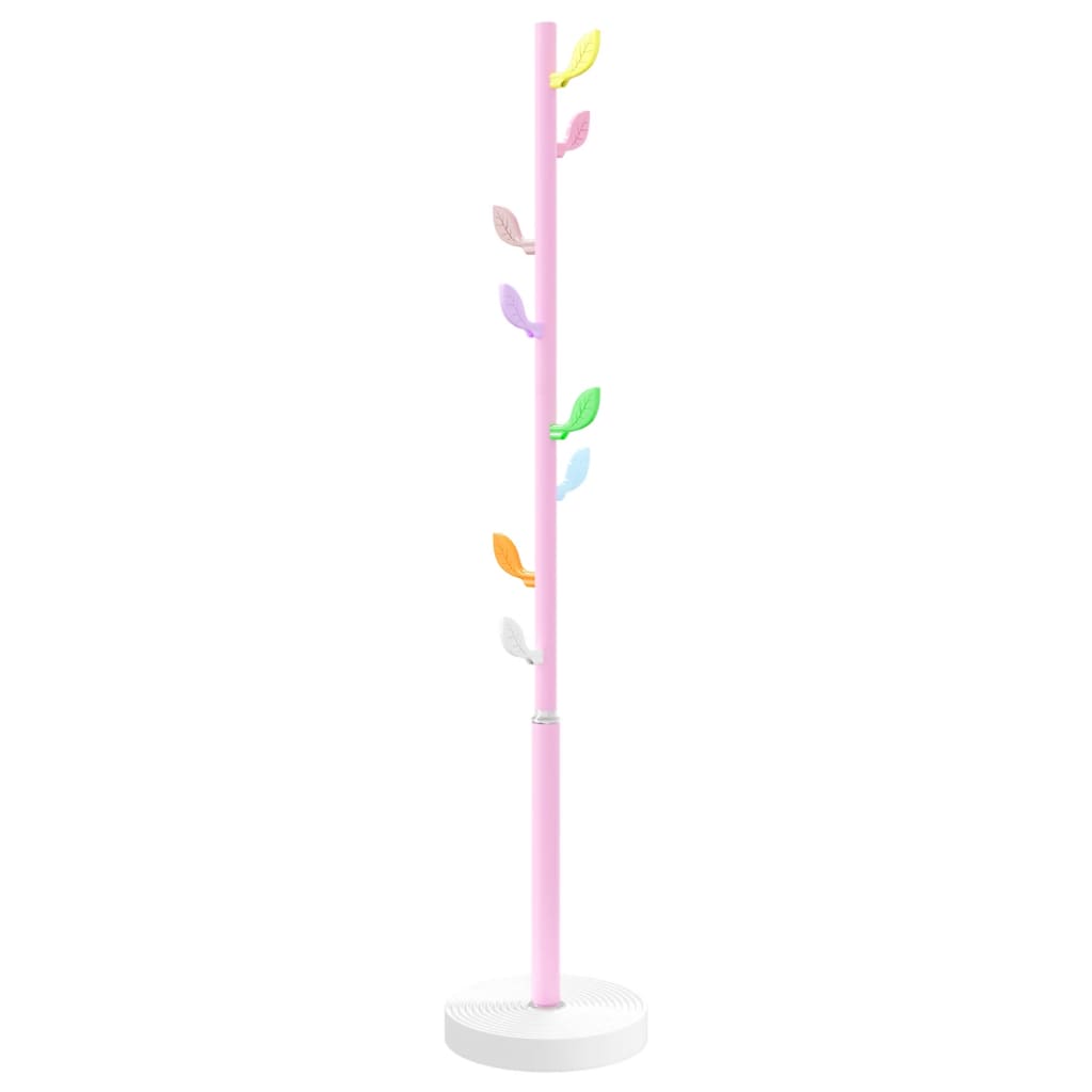 vidaXL Coat Stand Pink 172 cm Powder-coated Iron 5