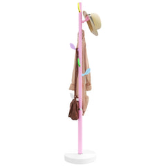 vidaXL Coat Stand Pink 172 cm Powder-coated Iron 1