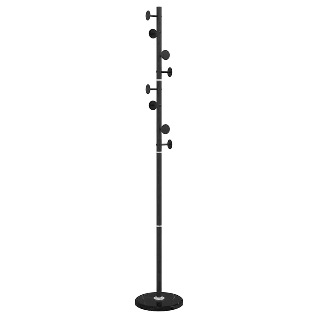 vidaXL Coat Stand Black 176 cm Powder-coated Iron 2