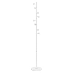 vidaXL Coat Stand White 176 cm Powder-coated Iron 2