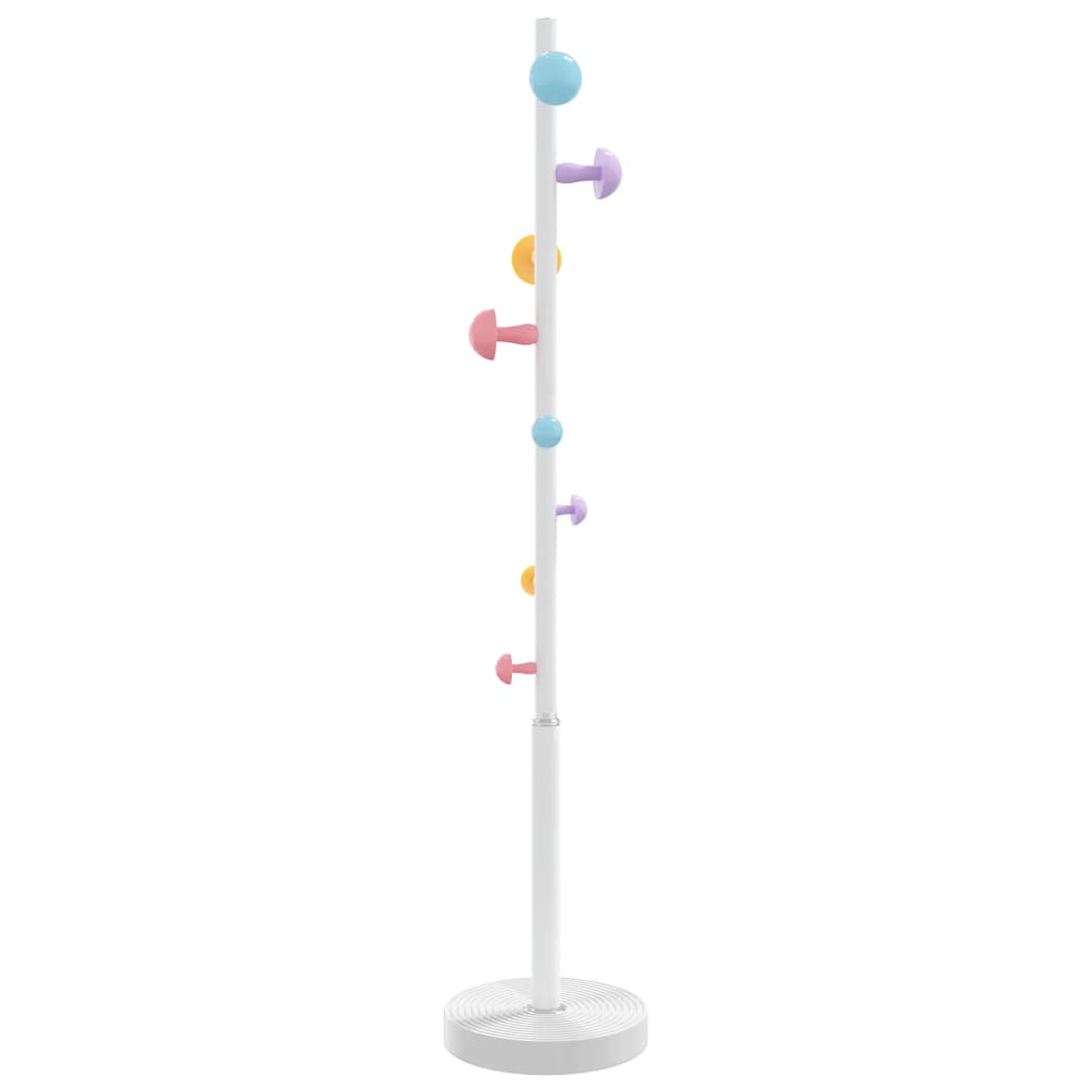 vidaXL Coat Stand White 172 cm Powder-coated Iron 2