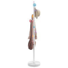 vidaXL Coat Stand White 172 cm Powder-coated Iron 1