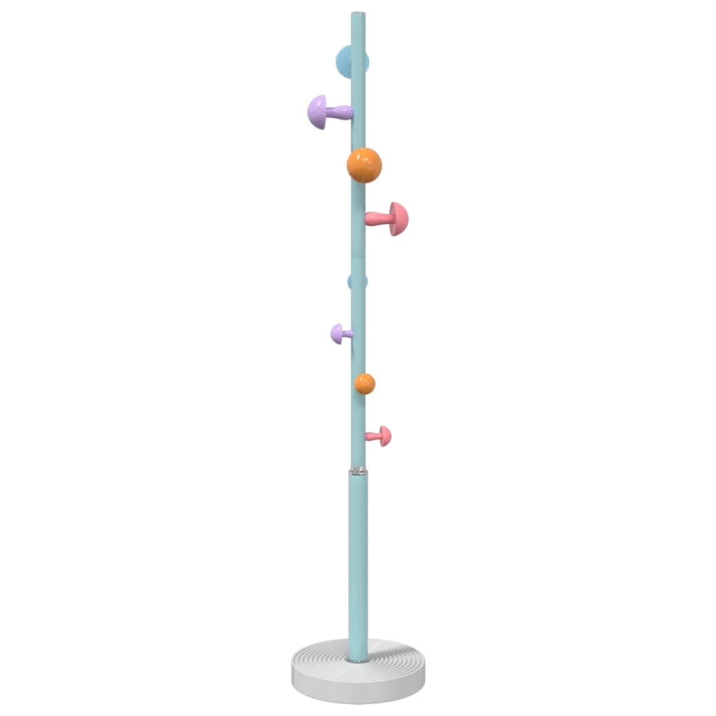 vidaXL Coat Stand Blue 172 cm Powder-coated Iron 6
