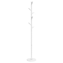 vidaXL Coat Stand White 175 cm Powder-coated Iron 4
