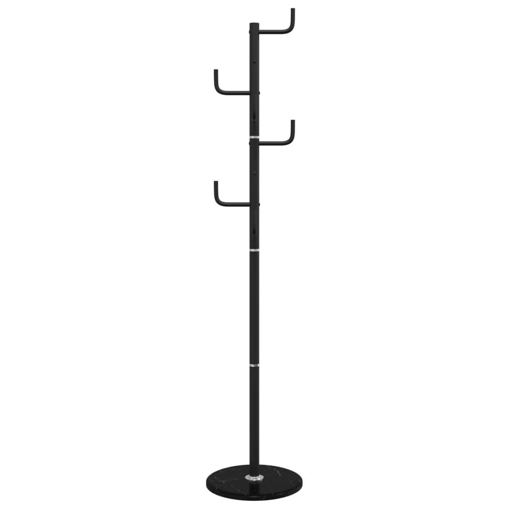 vidaXL Coat Stand Black 183 cm Powder-coated Iron 6