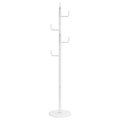 vidaXL Coat Stand White 183 cm Powder-coated Iron 4