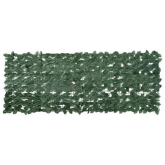 vidaXL Balcony Screen with Dark Green Leaves 200x75 cm 1