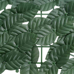 vidaXL Balcony Screen with Dark Green Leaves 200x75 cm 4