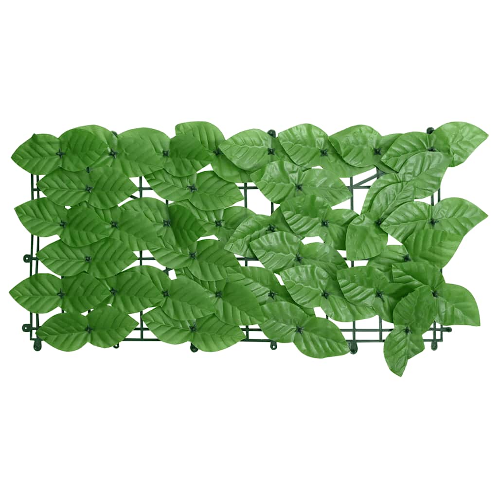 vidaXL Balcony Screen with Green Leaves 200x75 cm 2