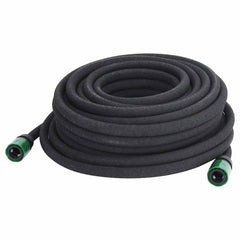 vidaXL Garden Soaker Hose Black 0.6" 25 m Rubber 3