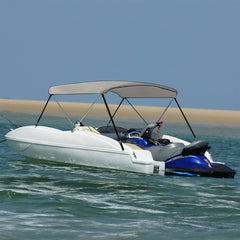 2 Bow Bimini Top Height 110 cm Grey 150 cm 120 cm