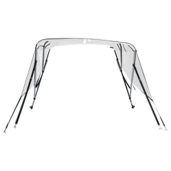 3-bow Bimini Top with Sidewalls without mesh White 183 x (154-167) x 137 cm