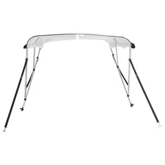 3-bow Bimini Top with Sidewalls without mesh White 183 x (154-167) x 137 cm