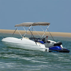 3-bow Bimini Top with Sidewalls without mesh Anthracite grey 183 x (170-182) x 137 cm