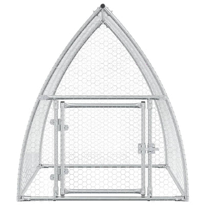 Chicken Cage Silver 100x105x120 cm Galvanised Steel