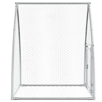 Chicken Cage Silver 100x105x120 cm Galvanised Steel