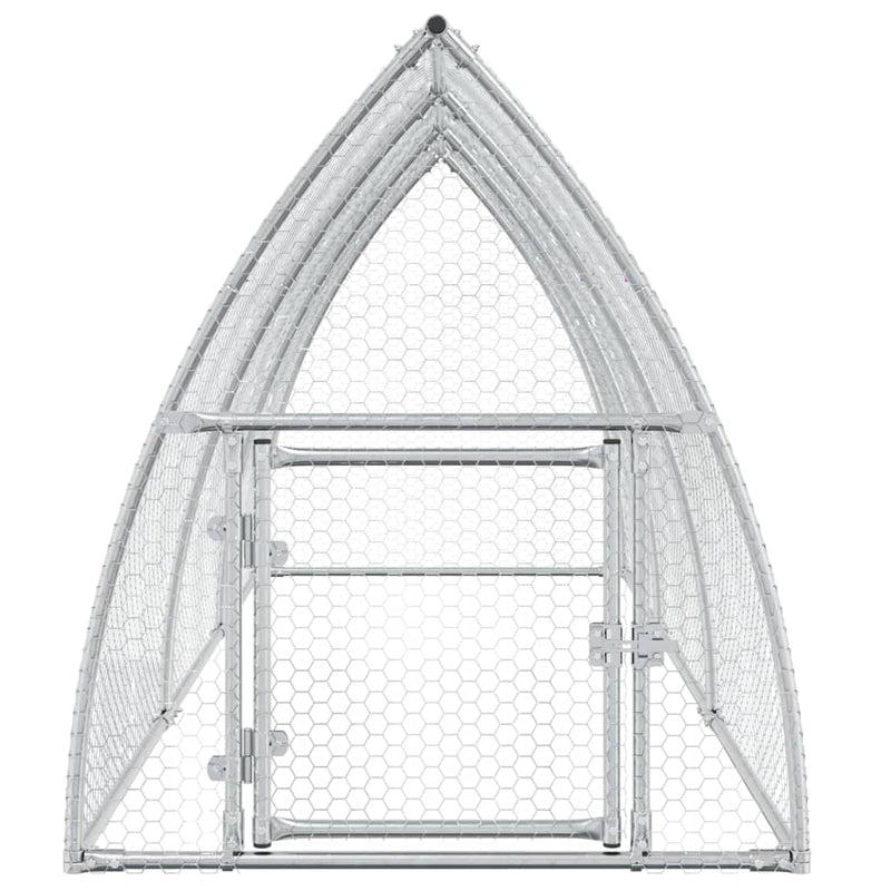 Chicken Cage Silver 300x105x120 cm Galvanised Steel