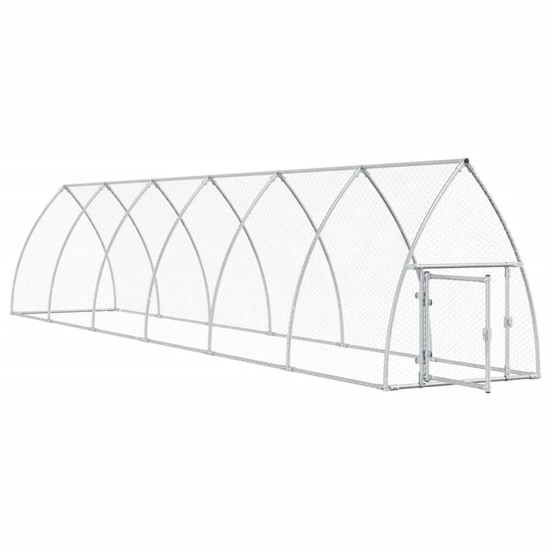 Chicken Cage Silver 600x105x120 cm Galvanised Steel